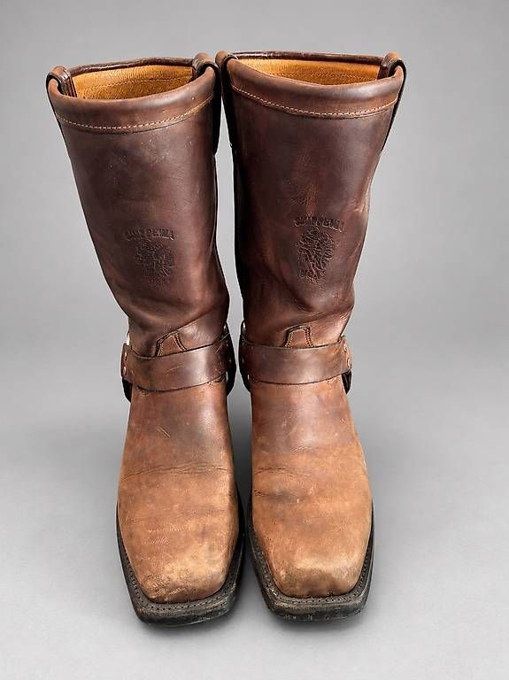Scarpe da uomo: Chippewa Biker-Boots Leder braun, Gr. 45 – Usato da Rudolfstetten venduto da Skalpell 2