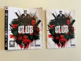 Hüllencover + Beilage zu PS3 Game THE CLUB