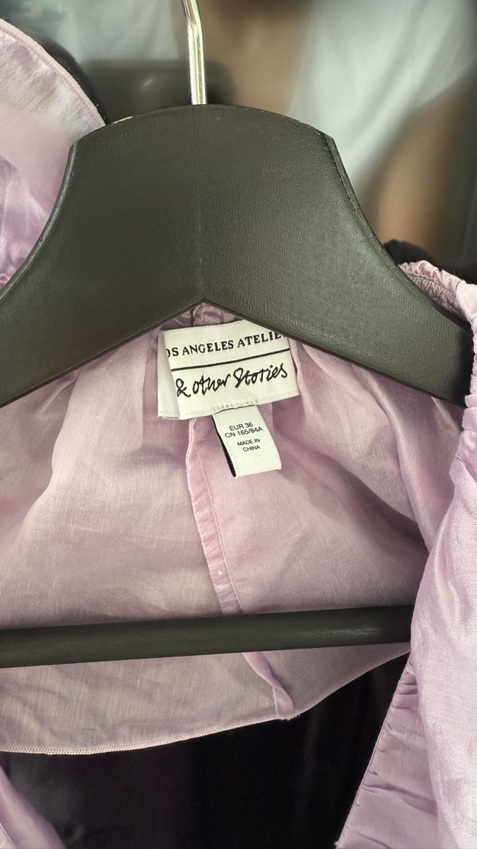 Other Stories Top: & Other Stories Lilac Ruffle top Size 36 – Nuovo (secondo la descrizione) da zug venduto da Inaar 3