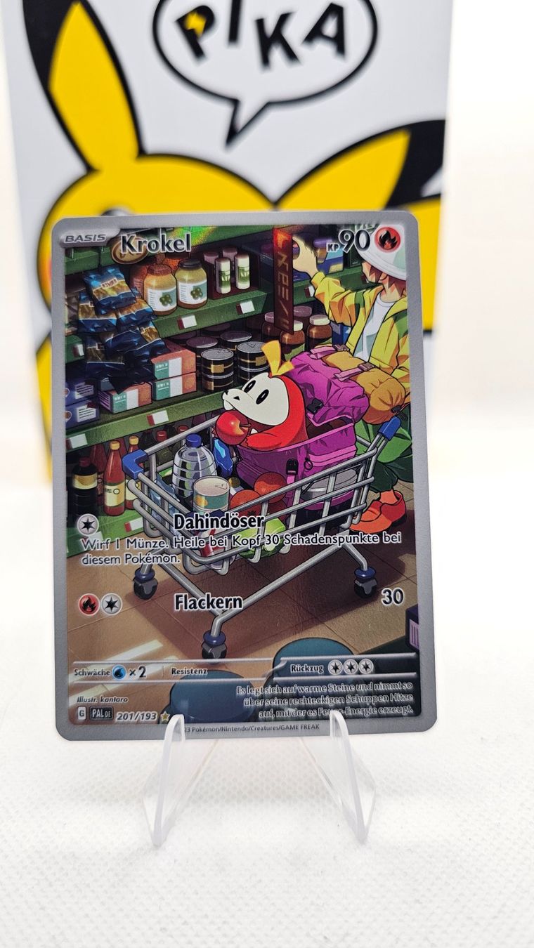 Pokémon Sammelbilder & Trading cards: Krokel PAL 201/193 DE – Gebraucht aus Rheineck von Pinia03