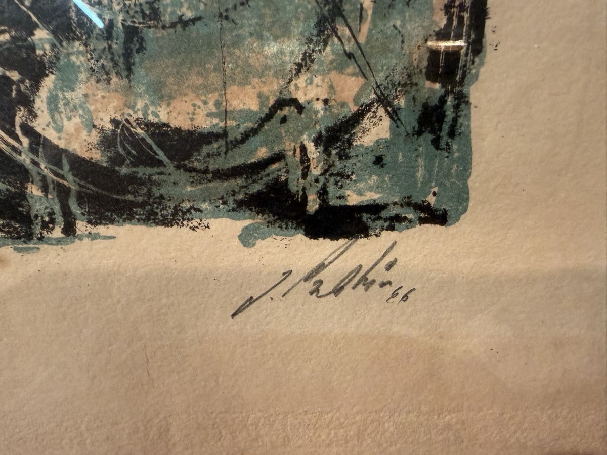 Grafica & Litografie: Estampe signée , datée 1966, numérotée 124/150 – Usato da Lausanne venduto da artnouveau04 2