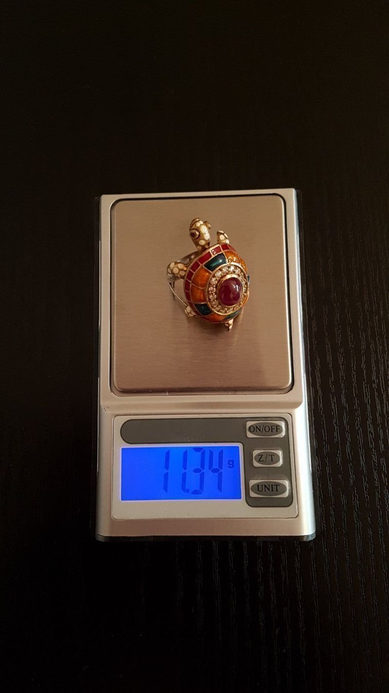 Anelli: Schildkröten Ring mit Rubin Fabrikneu – Nuovo (secondo la descrizione) da KLOTEN venduto da Luxurious-Shop 4