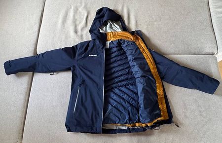 Mammut Convey 3 in 1 HS Hooded Jacket marine-cheetah S 