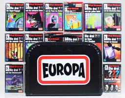 MC DIE DREI ??? Kassetten Sammlung mit EUROPA Koffer SELTEN!