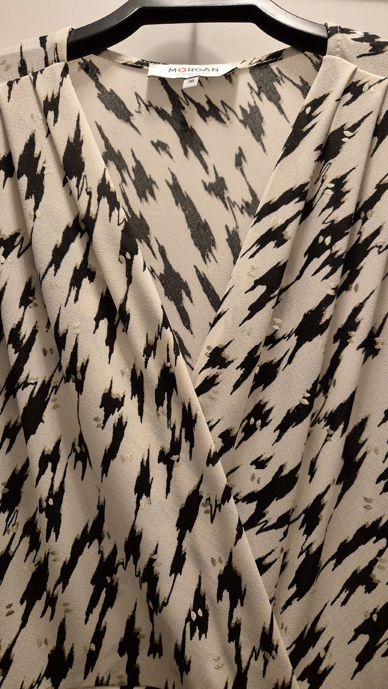Morgan Vestiti: Robe Morgan imprimée élégante – Nuovo (secondo la descrizione) da Genève venduto da sofeal 1