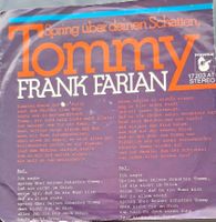 Vinyl Single Frank Farian - Tommy