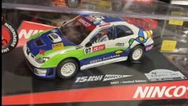 SUBARU WRC «LIMITED EDITION «15 Jahre RALLY SLOT» NINCO 1:32