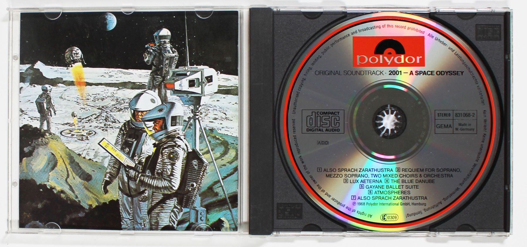 CD: CD - 2001 A SPACE ODYSSEY - FILMSOUNDTRACK – Usato da Brüttisellen venduto da Collector-Corner 1