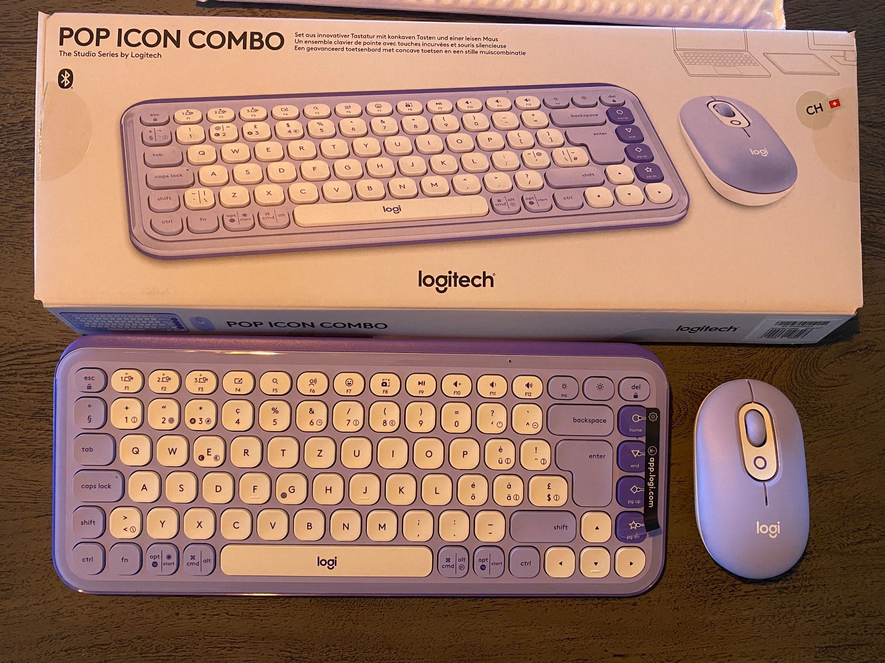 Logitech Tastiere: Logitech POP Icon Combo Tastatur und Maus - Funk/Bluetooth – Nuovo e nell'imballaggio originale da Jonen venduto da YoKoDesign 6