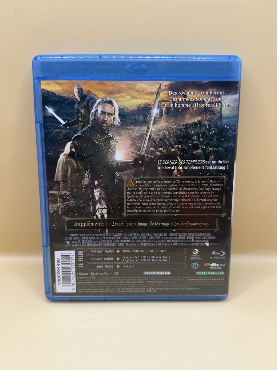 Alle DVDs: Blu-Ray Le Dernier Templiers Nicolas Cage – Gebraucht aus Genève von sho_67qj 1