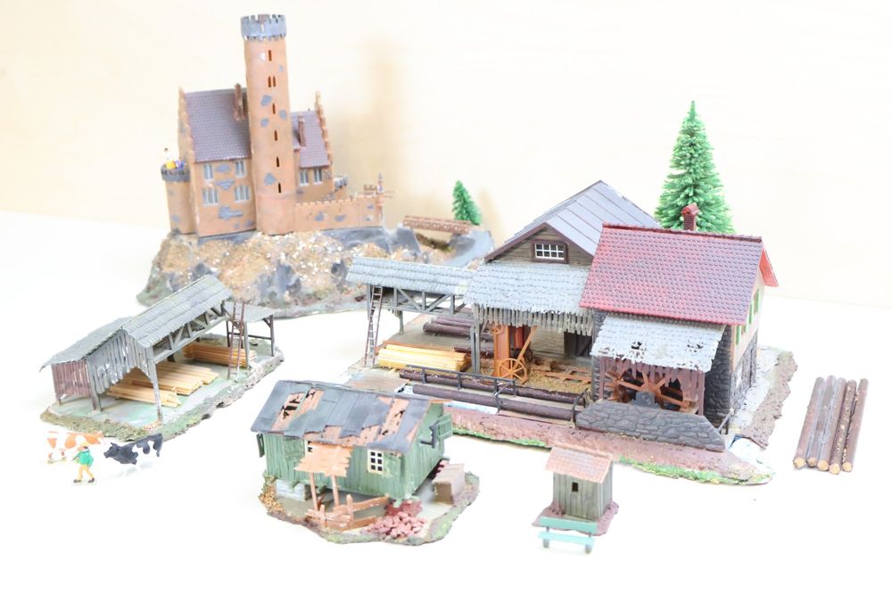 Faller Sägewerk Nr. 230 mit Motor + Gebäude Set H0 | Kaufen auf Ricardo