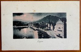 Luzern - Le soir 1902