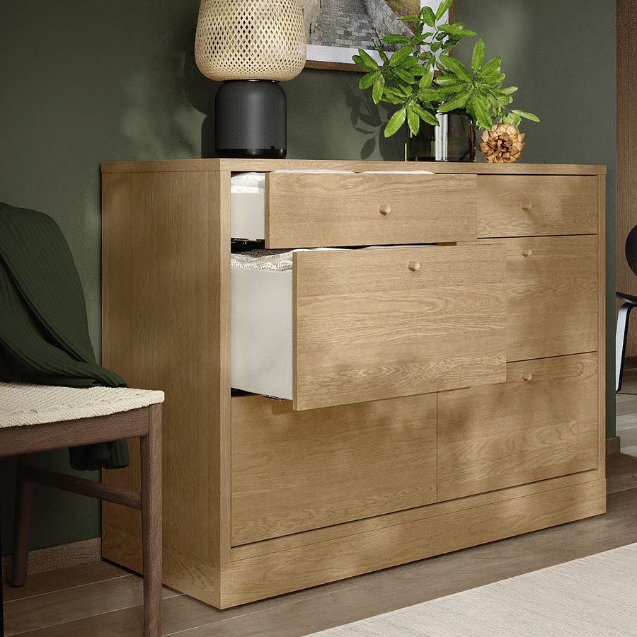 Ikea Cassettiere: IKEA Kommode Tonstad, Eichenfurnier – Nuovo (secondo la descrizione) da Zürich venduto da legendarysoap 2