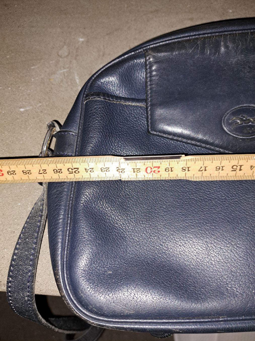 Longchamp Sacs femmes: Longchamp Ledertasche, dunkelblau - Vintage  – D'occasion à Kölliken par Upcycling-by-Mc-TAM 5