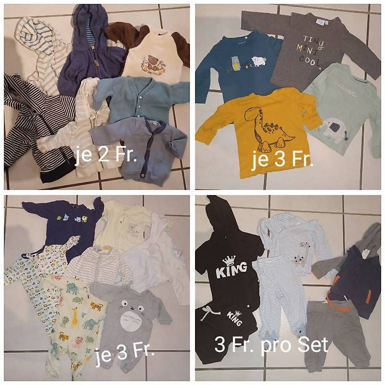 Lotti & Set di vestiti: Kleiderset (oder einzeln) Grösse 62/68 bzw. 3 bis 6 Monate – Usato da Würenlingen venduto da Steeefeli 2