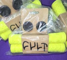Cult AK Grips Neon Gelb – BMX Griffe Neu