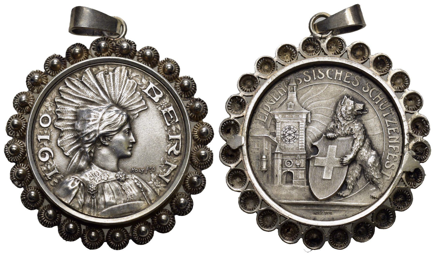 Medaglie: Bern 1910 Schützenmedaille – Usato da Bern venduto da numismatictops