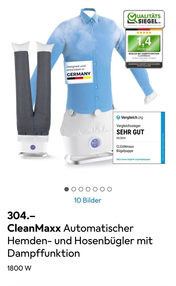 Ferri da stiro: Shirt and Trouser iron – Usato da Zürich venduto da ale_kl9k