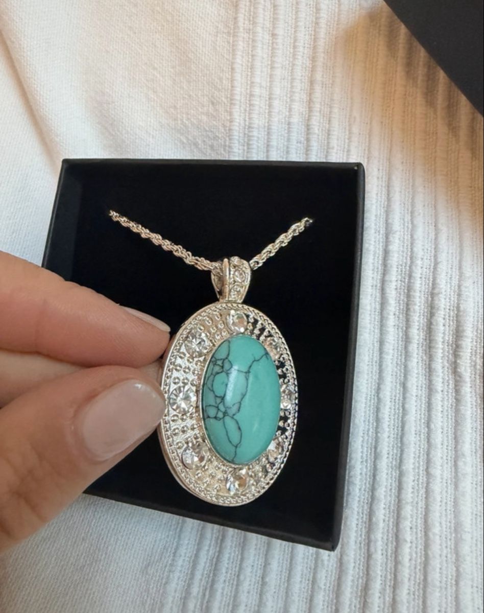 Catenine: Halskette mit Türkis – Nuovo e nell'imballaggio originale da Uster venduto da Monika_OB 5