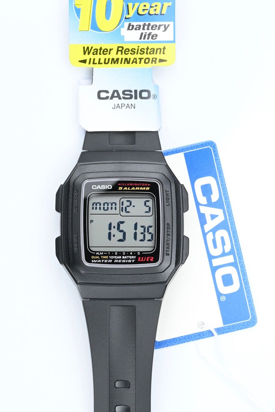 Casio Orologi: Casio 5 Alarms ref. F-201WA-1 – Nuovo (secondo la descrizione) da Zug venduto da Avent0ri_by_Montauk 7