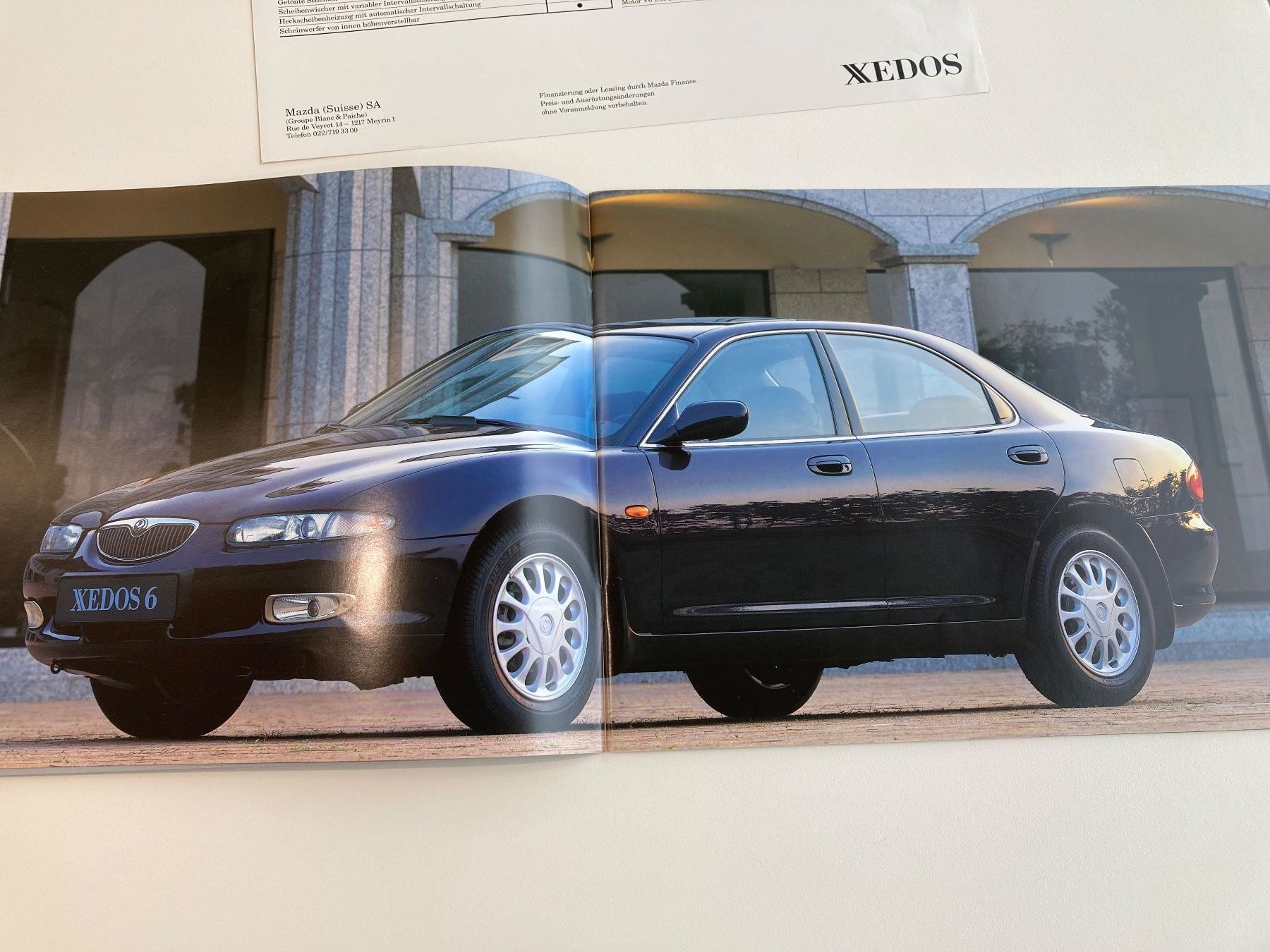 Mazda Documenti: Mazda Xedos 6 Prospekt 1996 – Usato da Horw venduto da adler65 3