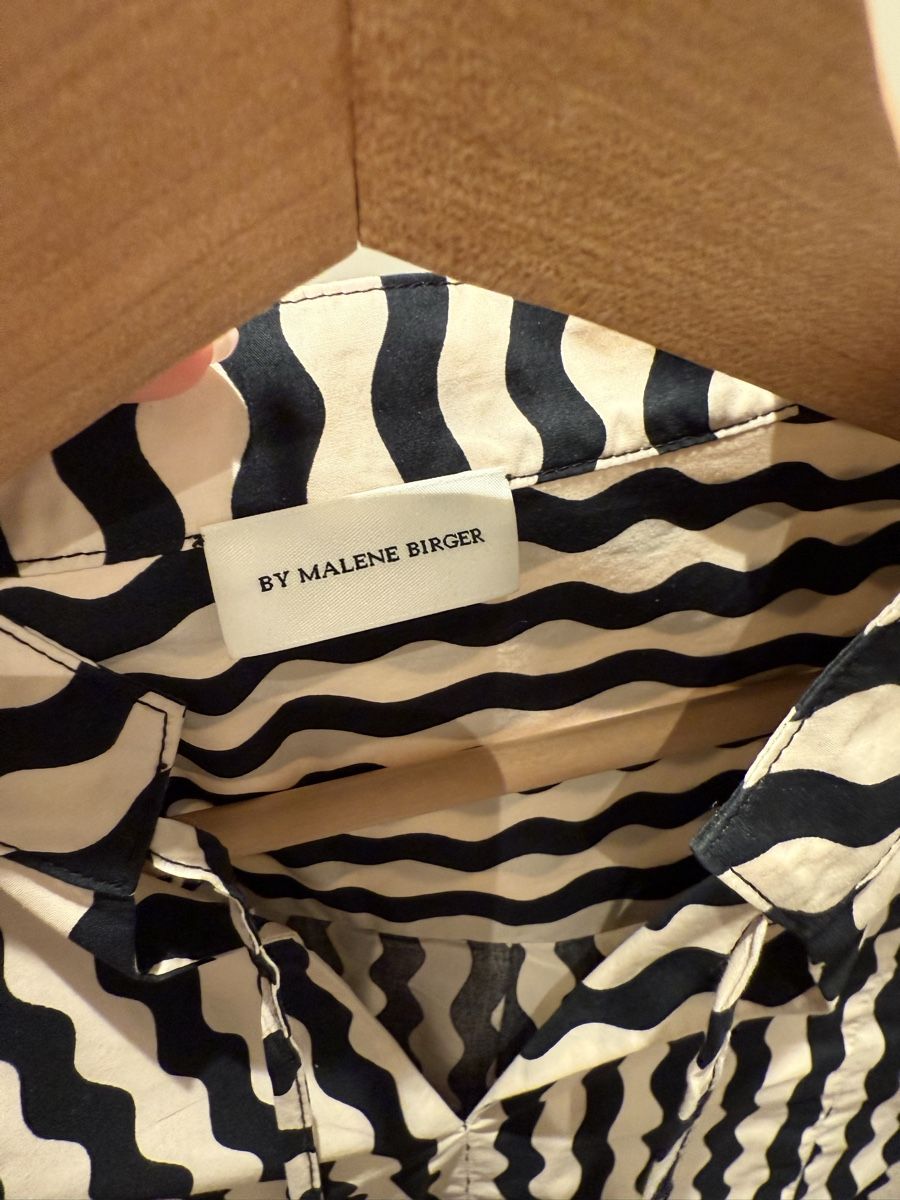 Malene Birger Camicette: By Malene Birger Blouse, Gr. 34, black/white – Usato da Zürich venduto da floridiablanca 3