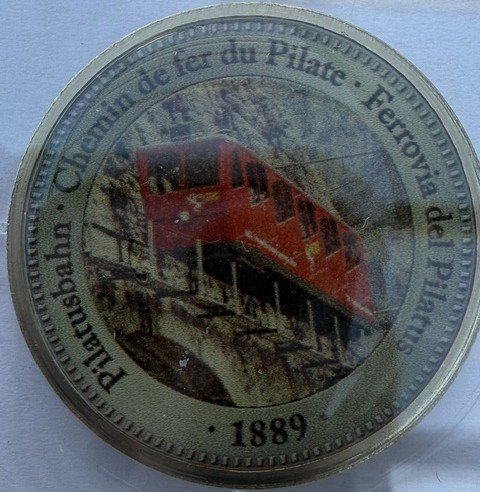 Medaglie: 3 Gedenkprägungen "Schweizer Eisenbahnen" – Nuovo (secondo la descrizione) da Büren an der Aare venduto da gondola17 2