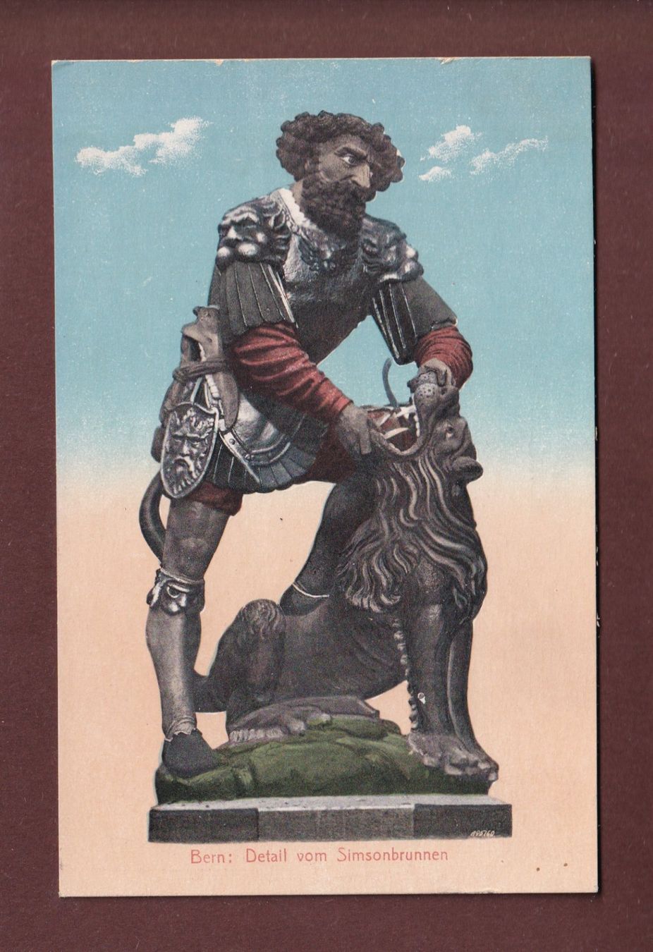 Cartes postales: BERN - Simsonbrunnen - Detail – D'occasion à Pully par nicecards-shop