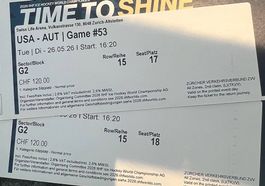 Tickets Hockey WM Zürich
