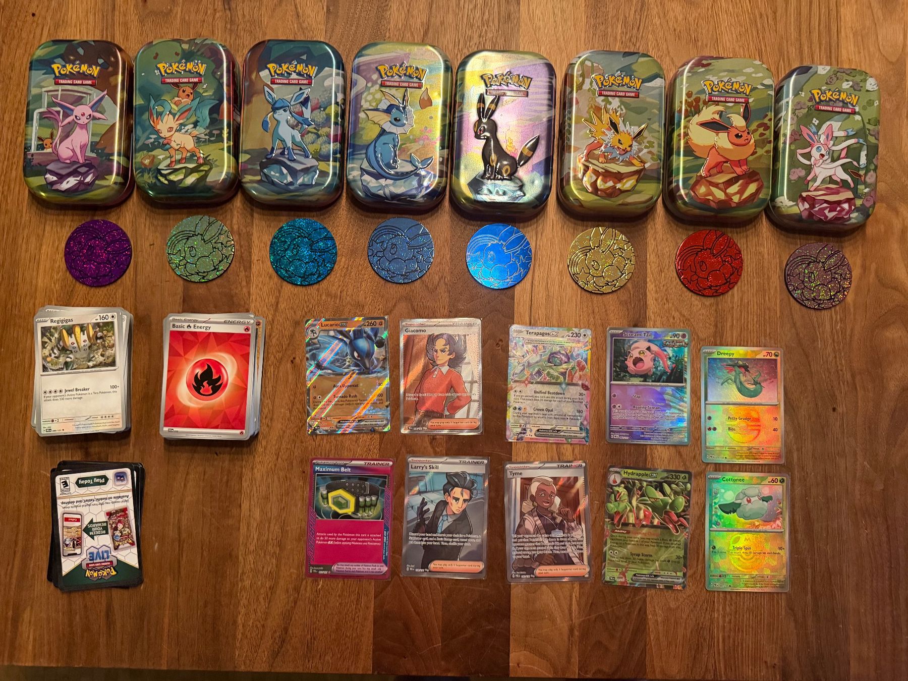 Pokémon Carte collezionabili: Pokémon Bulk Lot aus 8 Prismatic Evolutions Tins – Usato da Zürich venduto da SuguShop