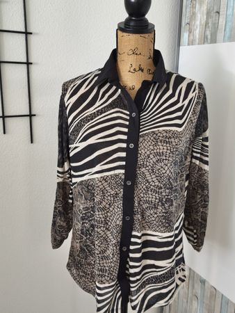 HALOGENE PARIS Hemd Grösse 3 Animalprint neuwertig