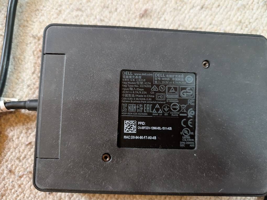 Dell Docking station: Dell USB-C Hub WD-15 – Usato da Winterthur venduto da mgd_7wlc 3