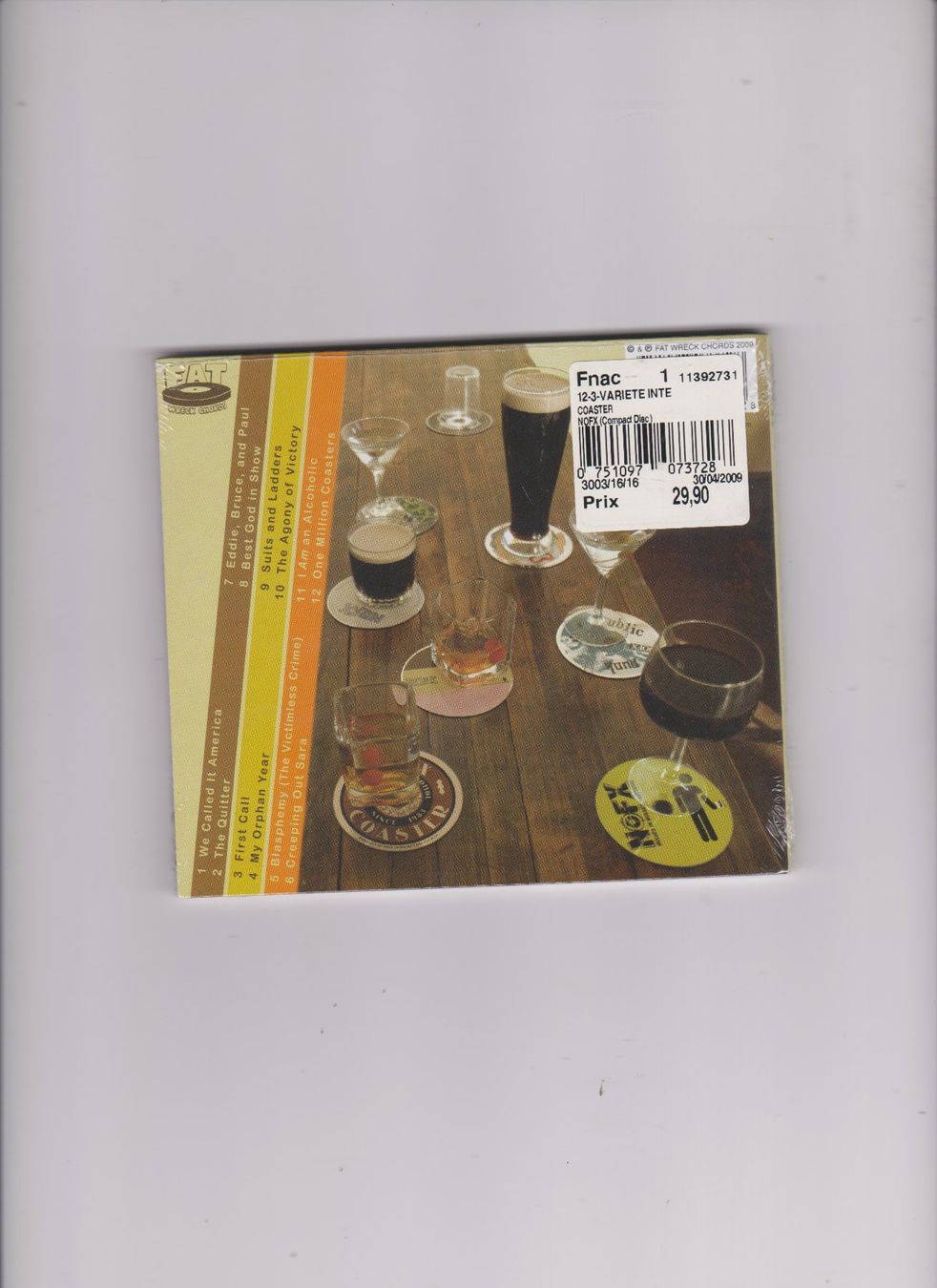 CD: CD NOFX - coaster - neuf – Nuovo e nell'imballaggio originale da Bex venduto da Canouille 1