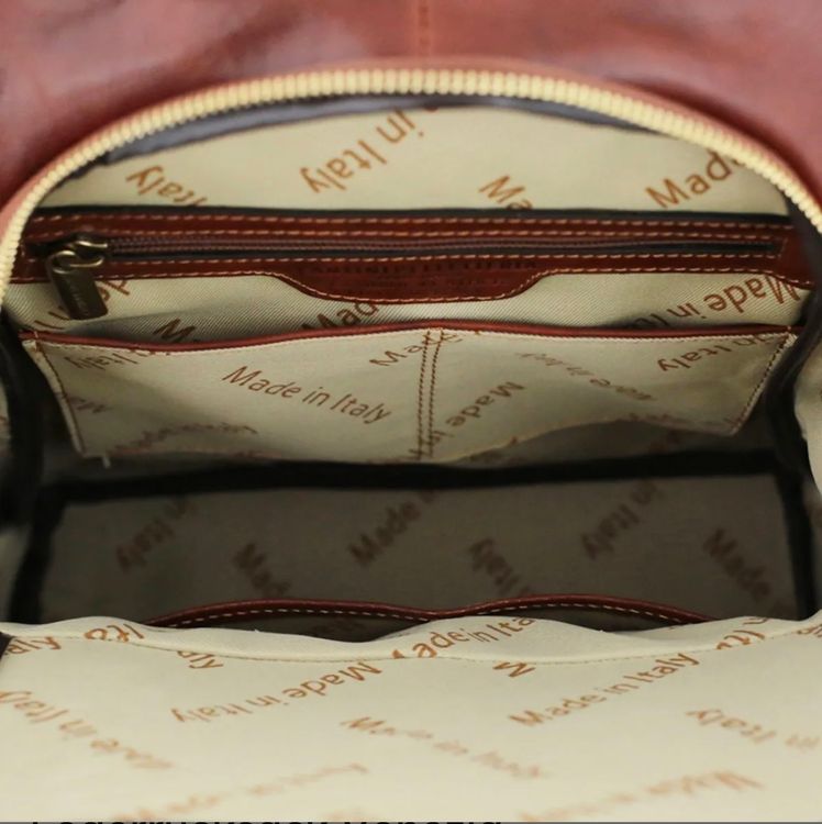 Zaini: Lederrucksack Venezia - Farbe: Braun – Nuovo e nell'imballaggio originale da Wittenbach venduto da WWW.DRILUBAGS.CH 3