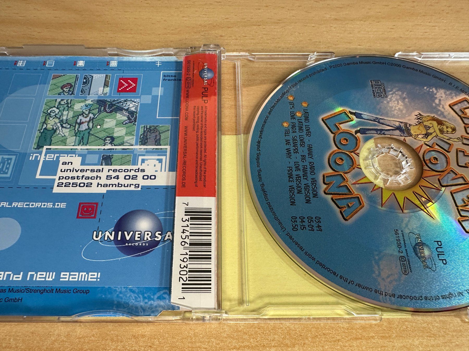 CD: Loona – Latino Lover - Single CD – Usato da Rikon im Tösstal venduto da Alpenmutz 1