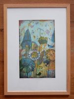 Original Farbradierung « Wunderblumen » von Jutta Votteler