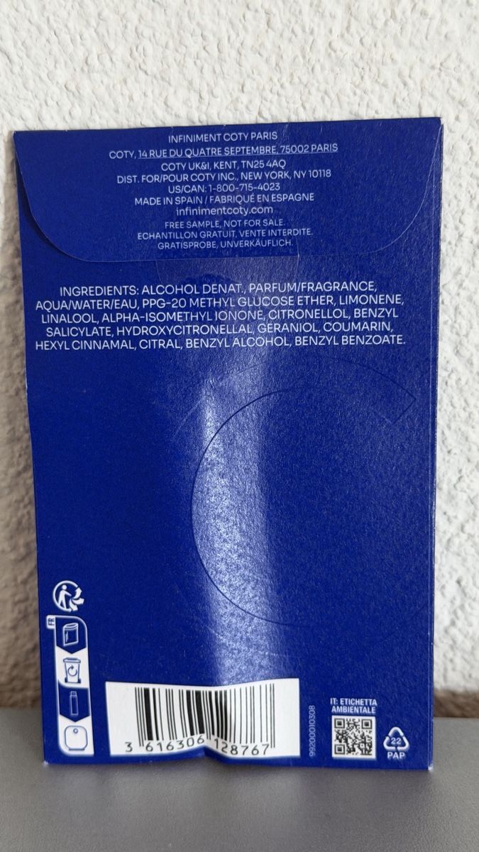 Parfum & Eau de Toilette: Parfumprobe COTY J'AI TROIS AMOURS  – Neu (gemäss Beschreibung) aus Sursee von nri_sbv9 1