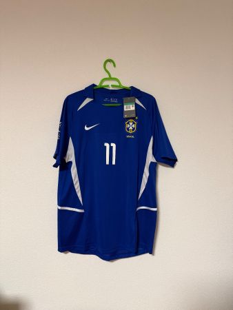 Brésil Ronaldinho 11 Nike Extérieur Bleu