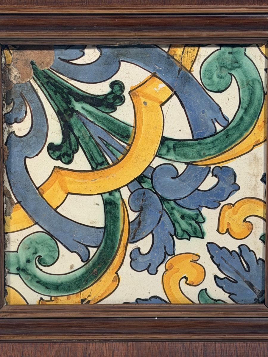 Dipinti: Framed Antique Decorative Painting on Marble – Usato da Lausanne venduto da vas_cdb2 1