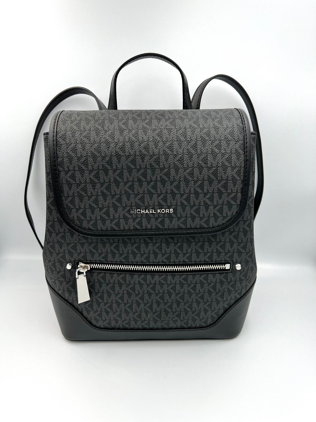 Michael Kors Rucksäcke: Michael Kors Rucksack black mit MK print – Neu und originalverpackt aus Wiedlisbach von Sistershop