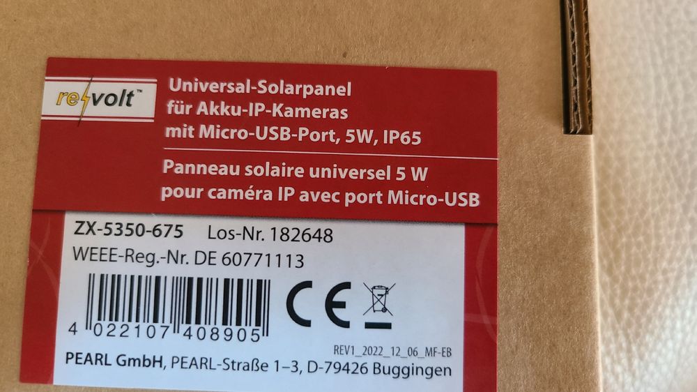 Panneaux solaires: Solarpanel 5 W – Neuf (Voir description) à Heinrichswil par chriler 4