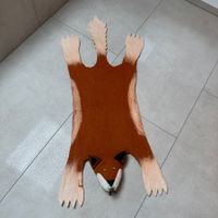 Hundedecke Fuchs handgefilzt