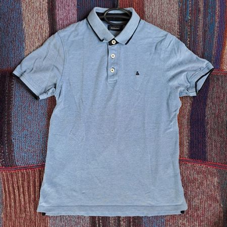 Jack & Jones Poloshirt, hellblau, Grösse M - guter Zustand