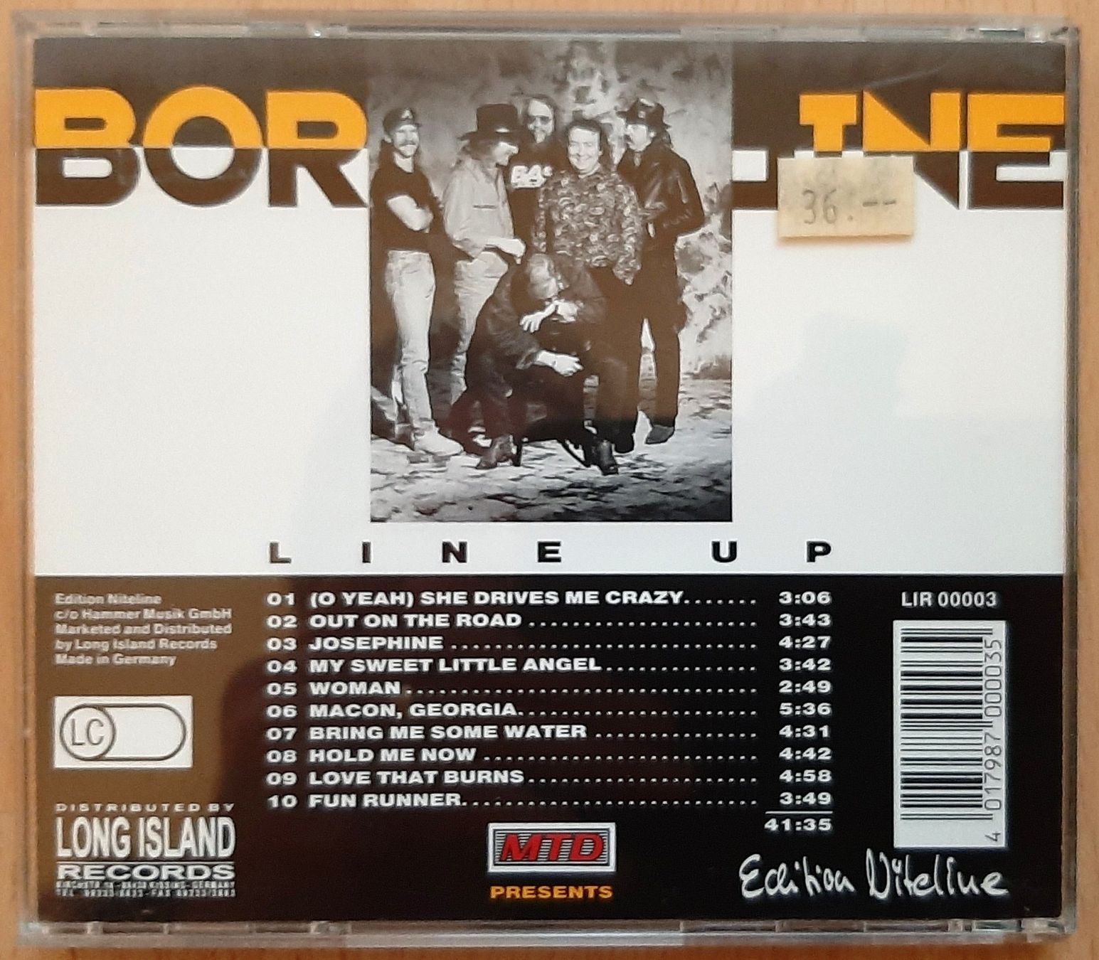 CD: BORDERLINE CD Whitesnake Lizard Doc Holliday – Usato da Frauenfeld venduto da marckus 1