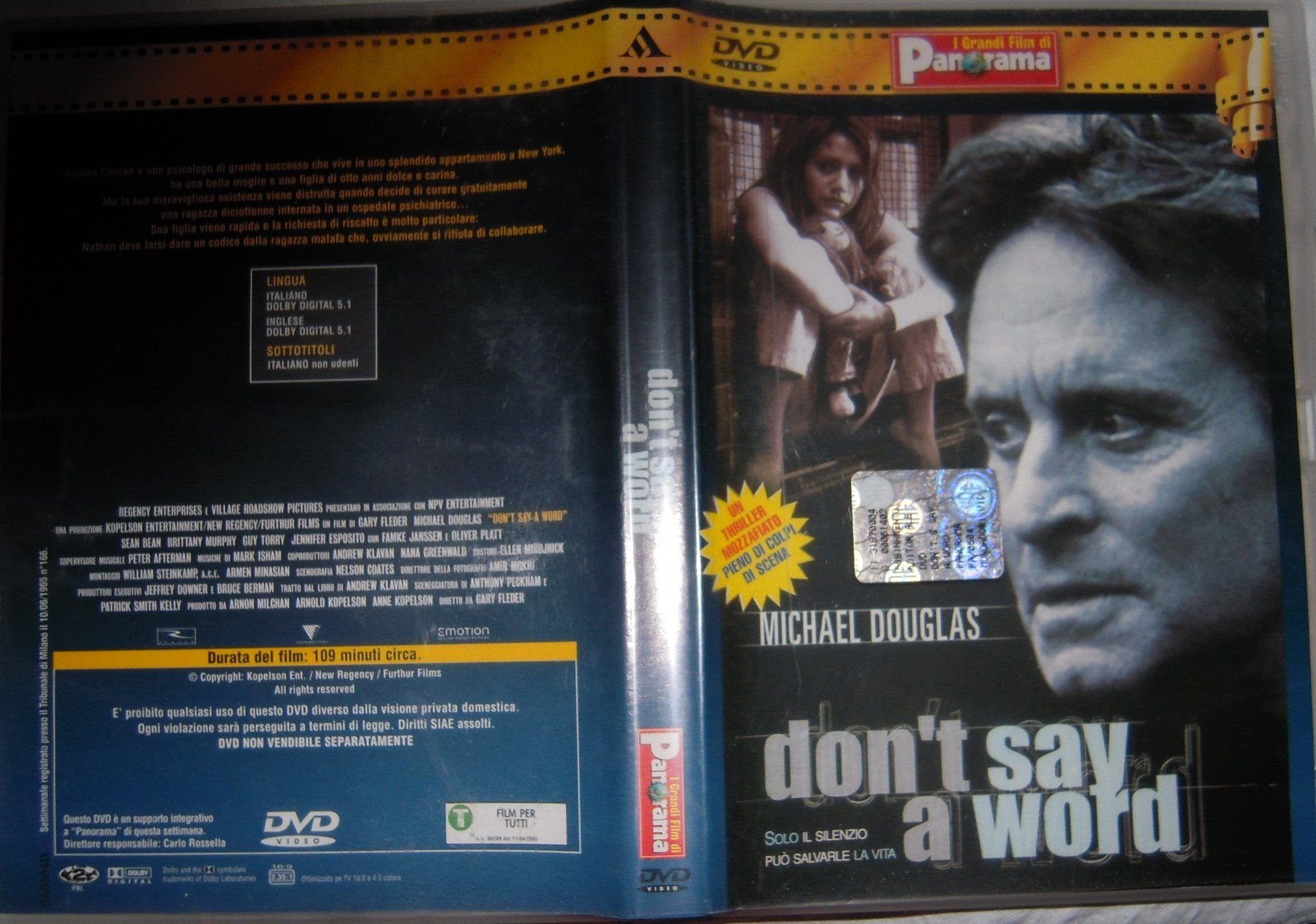 Tutti i DVDs: DVD  don`t say a word – Usato da Heimberg venduto da Rockenrol