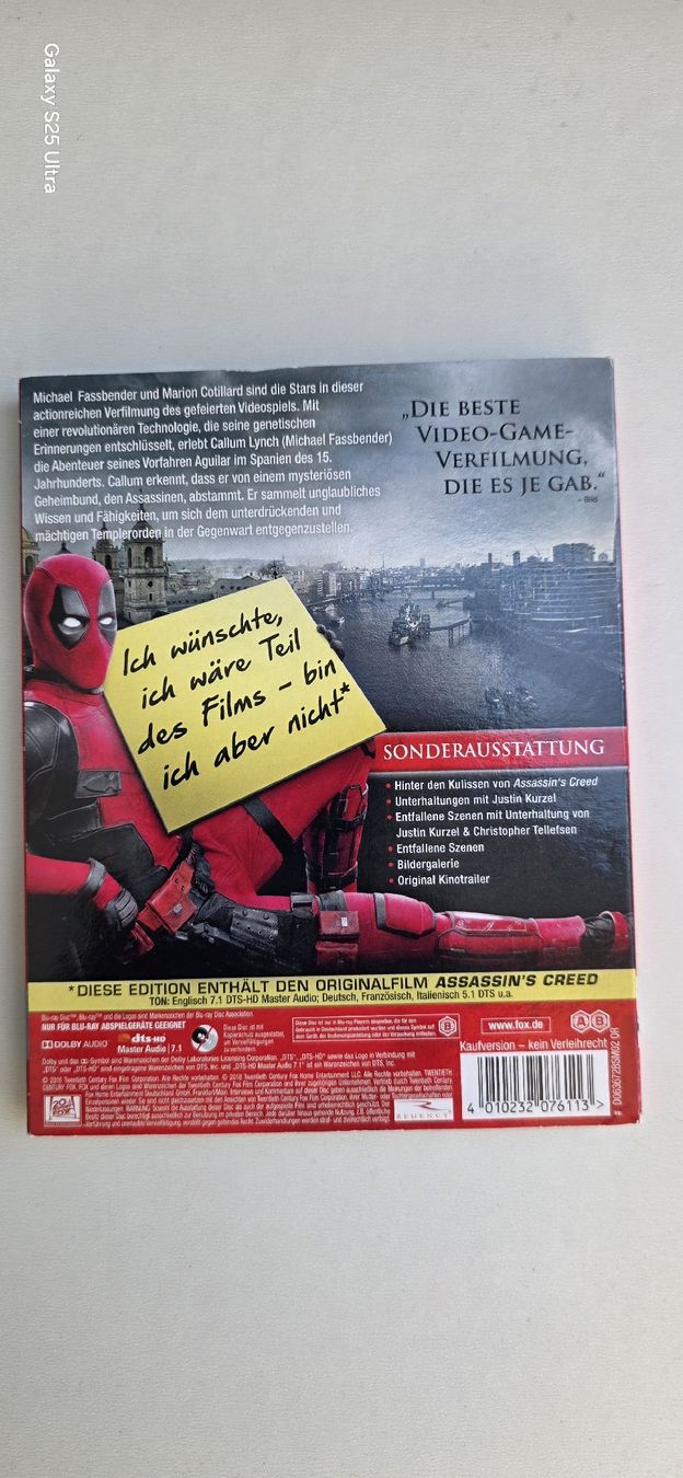 Alle DVDs: Assassin's Creed Blu-Ray  – Neu (gemäss Beschreibung) aus Diepoldsau von Kaufrausch82 4
