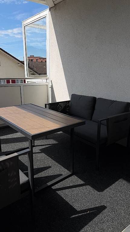 Divani: Gartenlounge grau/anthrazit inkl. Tisch – Usato da Rotkreuz venduto da ta_ti75 6
