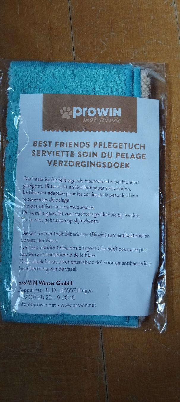 Prowin Altro per la cura del corpo: proWIN best friends Pflegetuch – Nuovo e nell'imballaggio originale da Betschwanden venduto da mel_yrp5