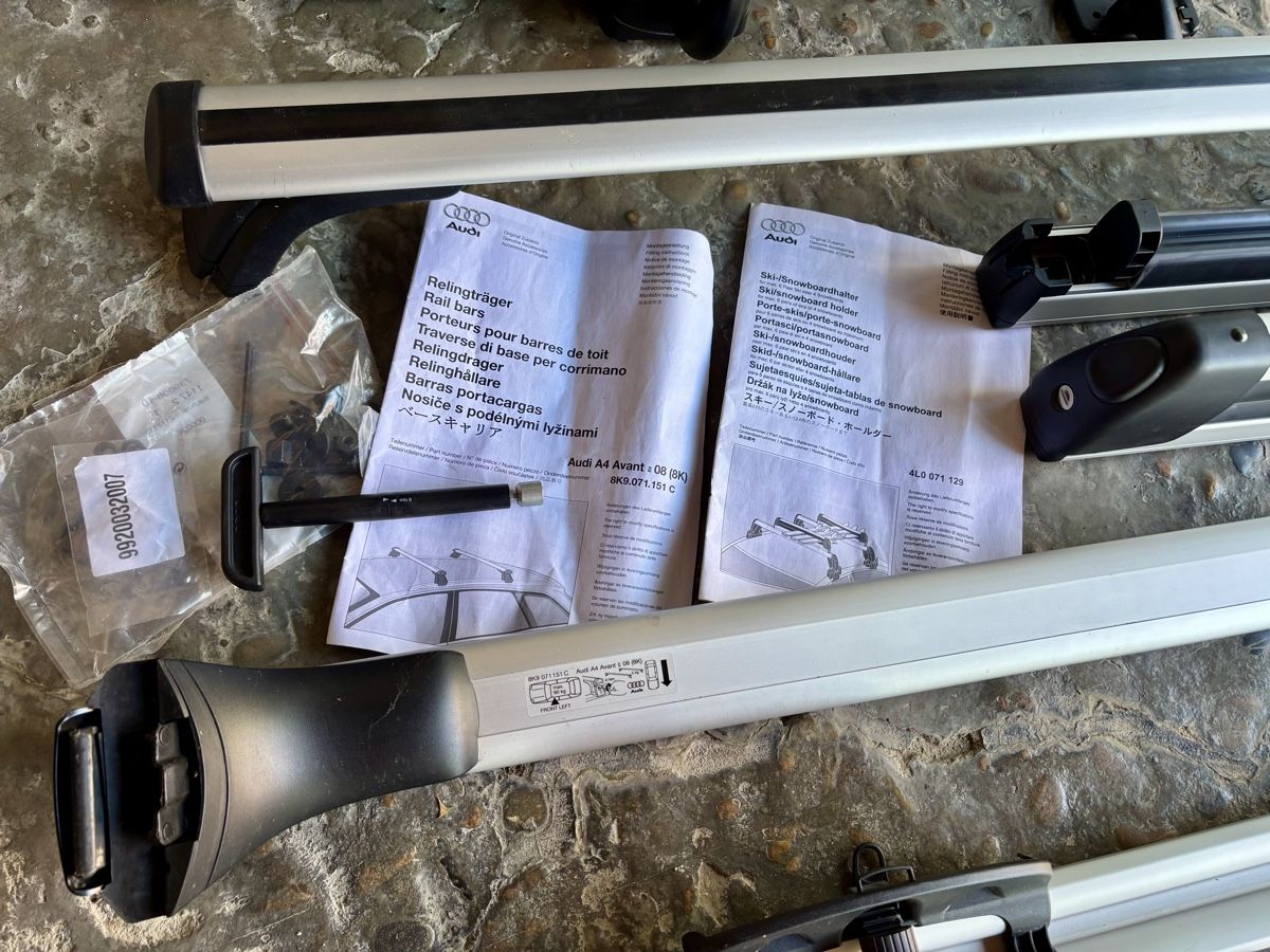 Portapacchi: Audi Dachträger Set  Velo/Ski/Snowboard – Usato da Etzelkofen venduto da R0DRIGUES 1
