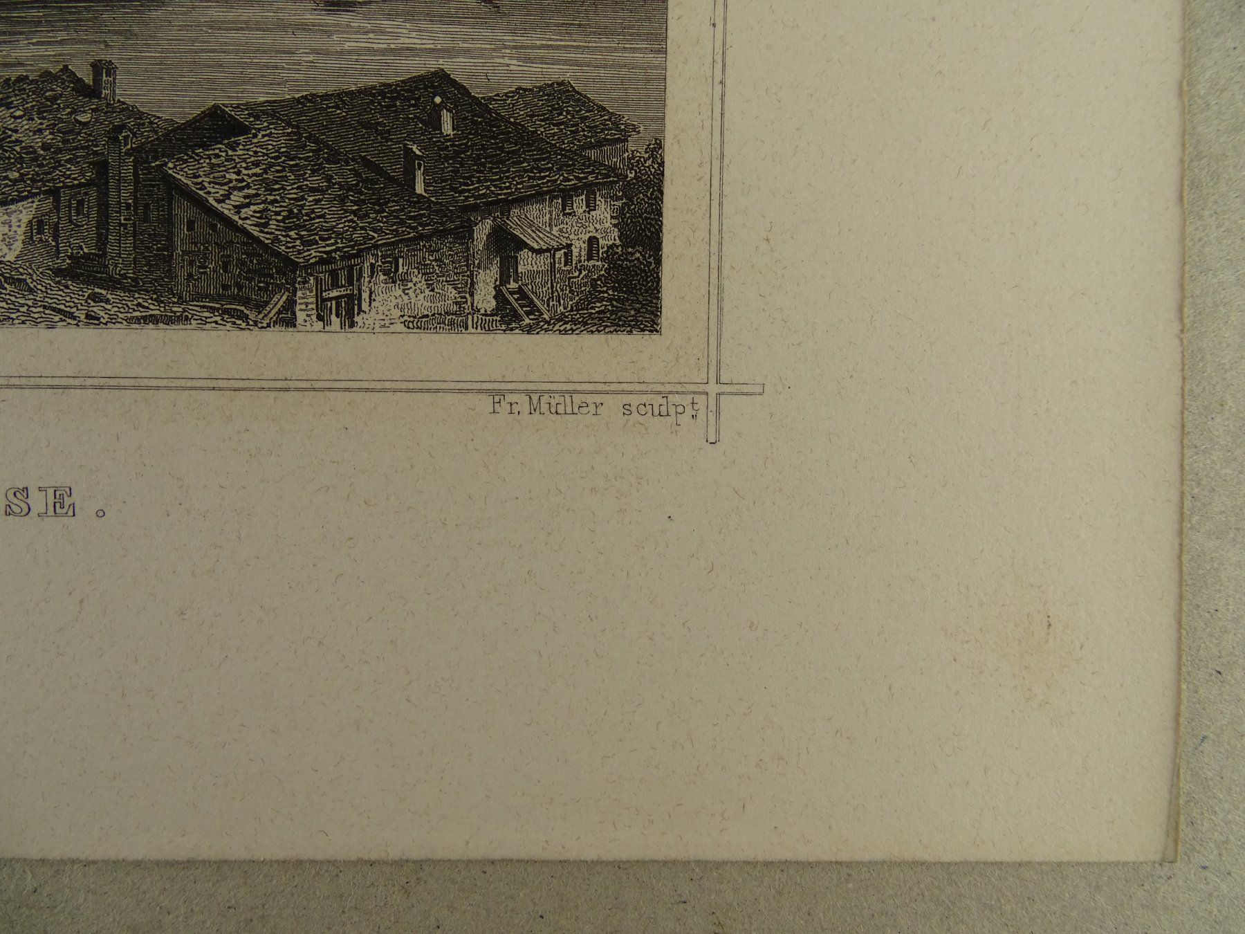 Incisioni: LE PRESE, STAHLSTICH NACH ROHBOCK 1870 – Usato da Grüningen venduto da Kartensammler 4